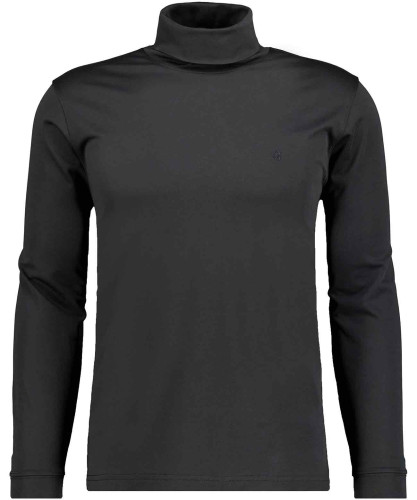 Sofknit shirt with roll neck Black-009