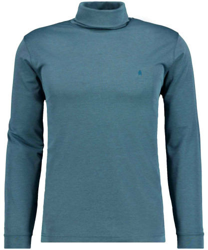 Softknit-Shirt mit Rollkragen Dunkelgrün-357