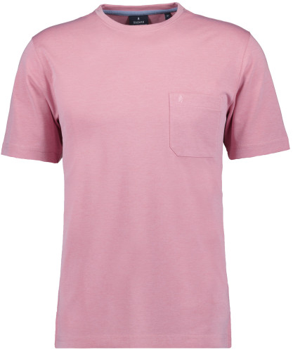 Softknit T-Shirt round neck, with chest pocket 