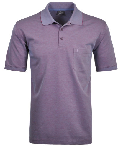 Poloshirt softknit with chest pocket, short sleeve 