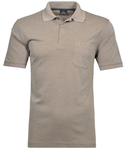TALL Softknit-Poloshirt mit Brusttasche, Kurzarm 