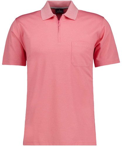Softknit-Poloshirt mit Zip 