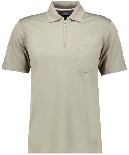 Softknit-Poloshirt mit Zip 