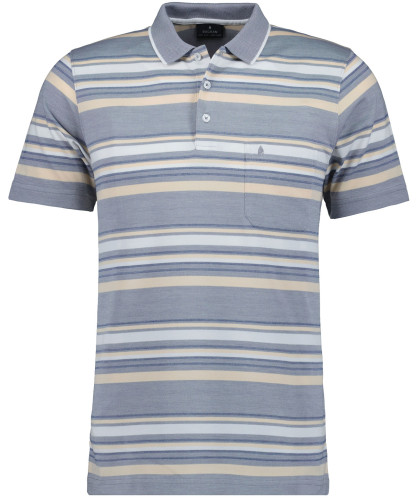 Softknit polo striped 
