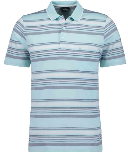 Softknit polo striped Jade-338