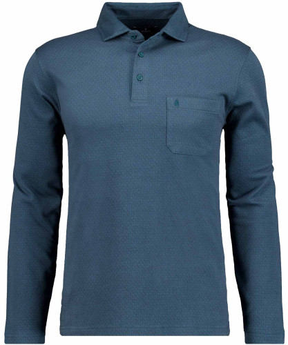 Softknit-Poloshirt Jacquard, Velvet Touch 