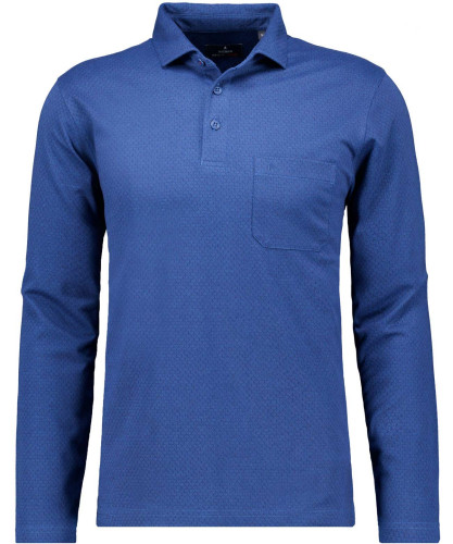 Softknit-Poloshirt Jacquard, Velvet Touch 