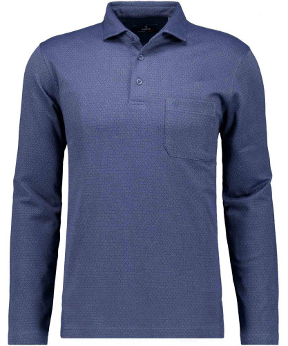 Softknit-Poloshirt Jacquard, Velvet Touch 