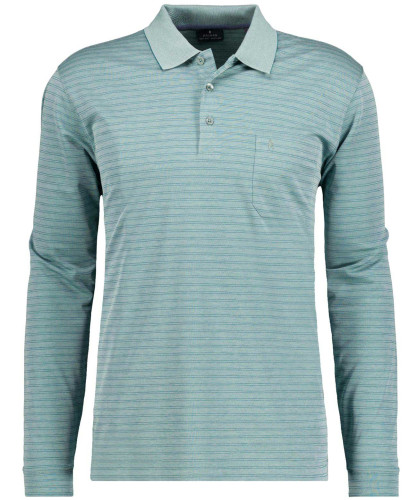 Softknit-Polo Fineliner, Langarm 