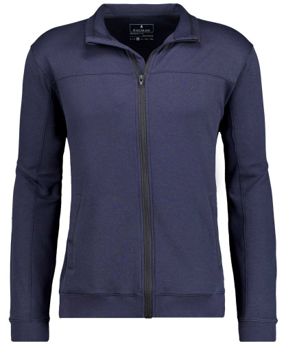 Sweatjacke mit Stehkragen 