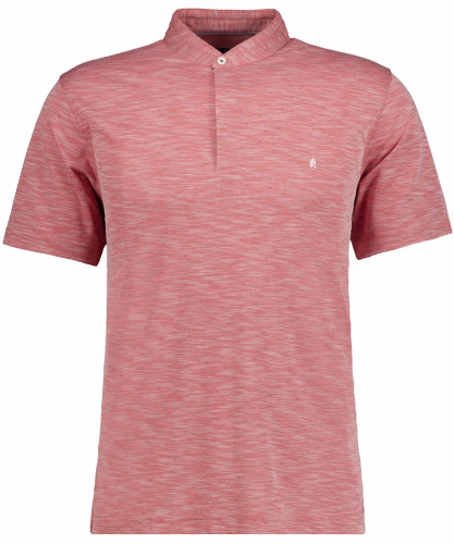 Softknit polo flame design, stand up collar 