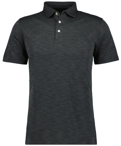 Softknit-Polo Flammdesign Schiefer-027