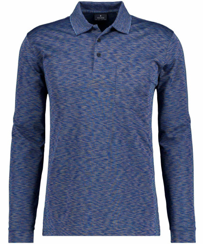 Softknit pol "space dye" Blue-707