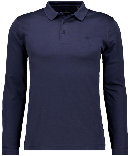 Softknit-Poloshirt modern fit, Langarm  