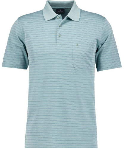 Softknit-Polo fineliner Sage-344