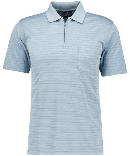 Softknit polo fineliner with zip 