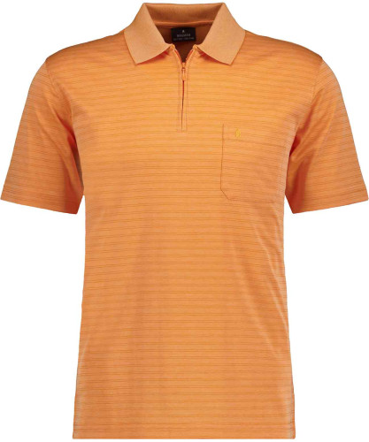 Softknit-Polo fineliner mit RV 