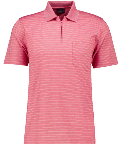 Softknit polo fineliner with zip Light