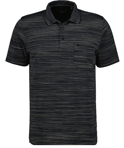 Jersey Softknitpolo gestreift 