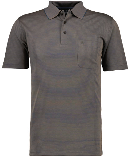 Softknit-Polo fein gestreift 