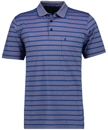 Softknit-Polo Jersey, gestreift 