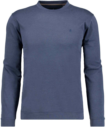 Softknit T-Shirt with waistband, velvet touch Azure-778