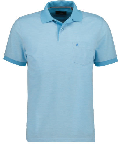 Polo solid with cest pocket, pima cotton 