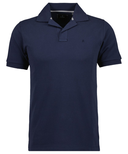 Poloshirt with modern constrast collar 