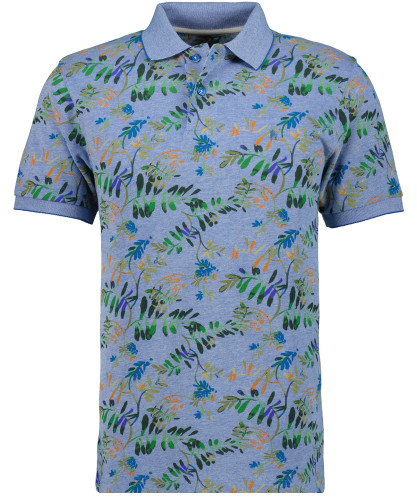 Polo shirt "leaves", Pima cotton 