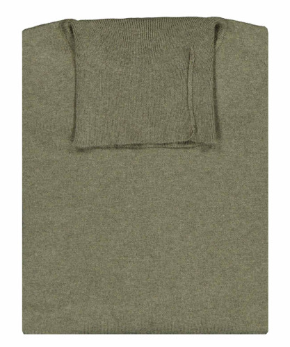 LONG & TALL Knitted pullover with roll neck, cotton/cashmere 