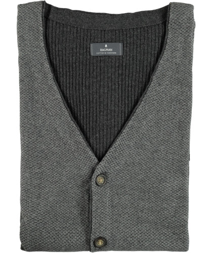 Strickweste Schwarz-009