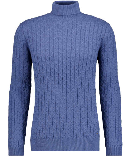 Strickpullover Zopfmuster, Baumwolle/Kaschmir 
