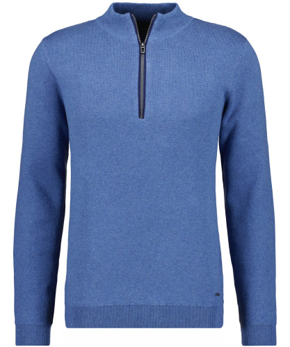 Stehkragen-Pullover, Baumwolle/Kaschmir 