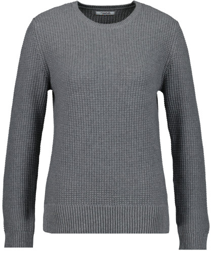 Strickpullover uni, Rundhals 