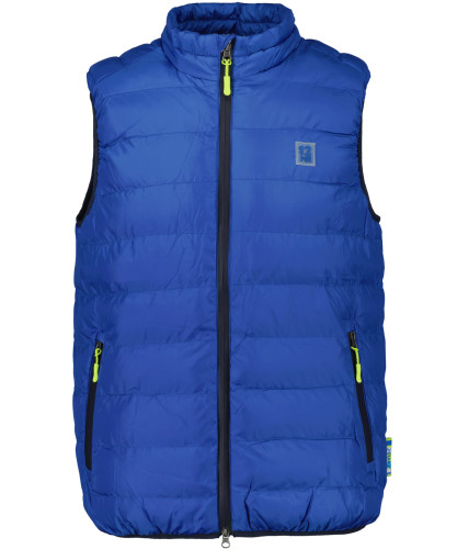 Quilted vest with down-Look 