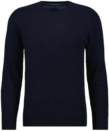 Cashmere sweater round neck Navy-070