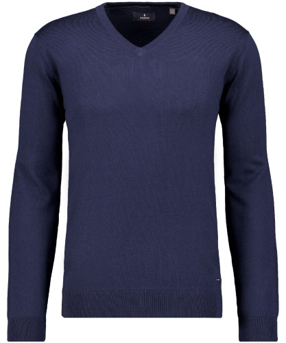 Merino-Strickpullover, V-Ausschnitt 