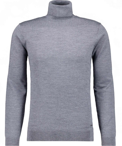 Knitted sweater merino wool, roll neck 