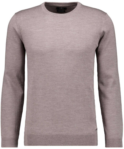 Knitted sweater merino wool, round neck Goldenrod-870