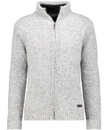 RAGMAN Cardigan with fleece lining Grey-011