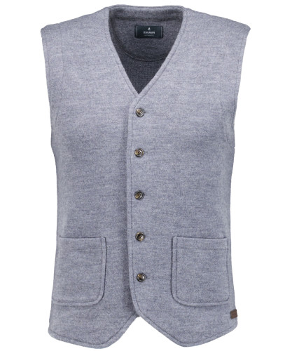 Merino vest Anthracite-019