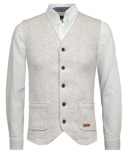 Vest with buttons 