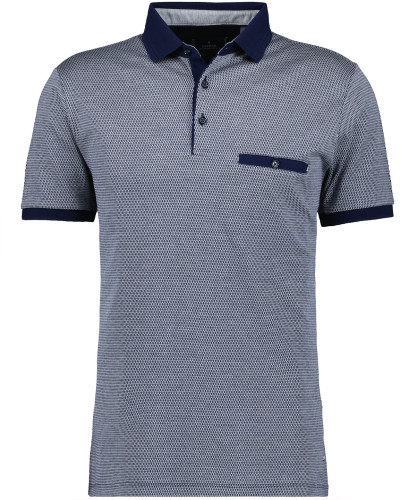 Polo tricolor, mercerized cotton 