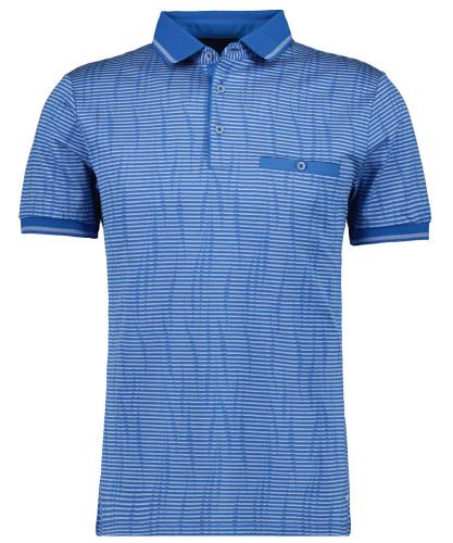 Mercerisierte Poloshirt mit Streifen 