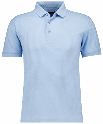 Poloshirt Jacquard, mercerisierte Baumwolle 