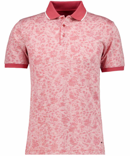 Poloshirt Jacquard, mercerisierte Baumwolle 