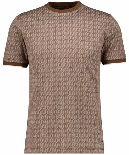 T-Shirt Jacquard, mercerisierte Baumwolle 