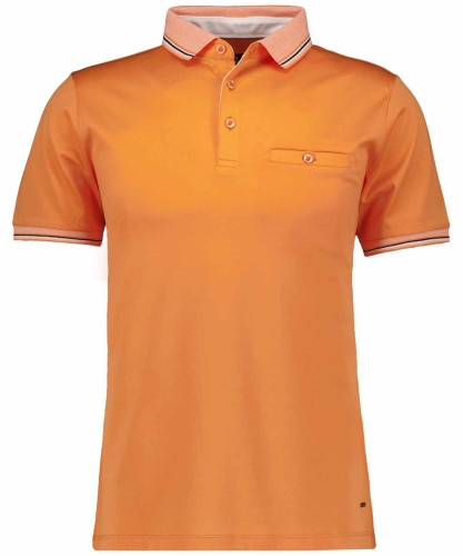 Polo solid, mercerized cotton 