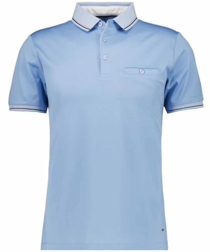 Polo solid, mercerized cotton Light