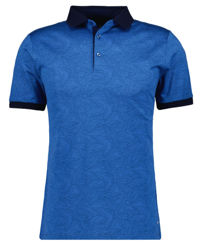 Mercerisiertes Poloshirt with Print 